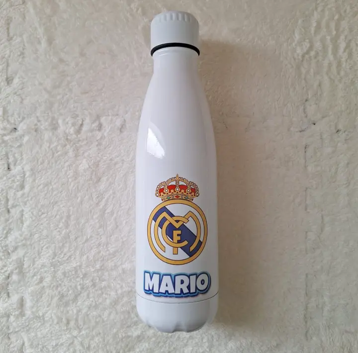 Botella termo 700ML Real Madrid + nombre (DEJAR NOMBRE EN CHAT O NOTAS) - 1