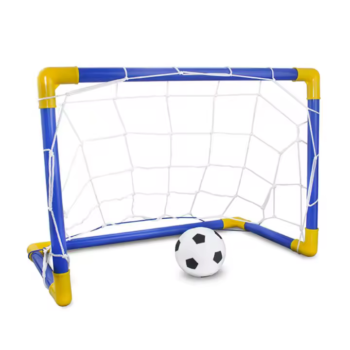 Juego De Fútbol Mini Plegable Portátil Y Móvil Para Interior Y Exterior Con Bola Y Bombín Inflable Tamaño 44.7x31.8x25.2 Cm - 1
