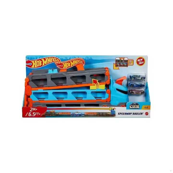HOTWHEELS CAMIÓN DEL TRANSPORTE CONVERTIBLE - 1