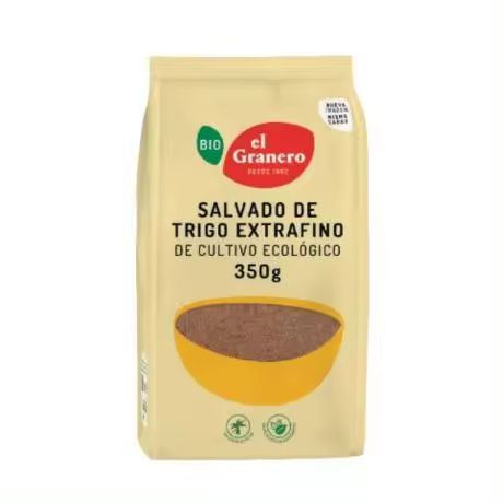 Salvado de Trigo Extrafino Bio 350g El Granero Integral - 1