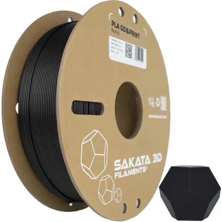 PLA GO&PRINT  1Kg  1,75mm  Fácil de Imprimir  MARCA SAKATA 3D FILAMENTS  Directo de Fabrica  Filamento 3D  Máxima Facilidad de Impresión  Impresora 3D  Filamento para Impresora 3D