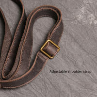 Bolso cruzado de piel auténtica para hombre, bandolera de hombro de piel de vaca de 7,9 pulgadas para iPad - details 9