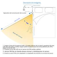Tira LED DC 5V Con Sensor De Movimiento 2835 Controlador Auto ON/OFF IP30 No Impermeable Flexible 5M Luz Nocturna Para Cama Lámpara De Noche - details 7