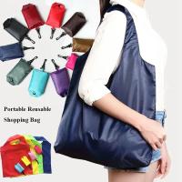 Bolso De Compras Portátil Reutilizable De Oxford Color Sólido Impermeable Y Desmontable Bolsa De Almacenamiento Para Supermercado - details 0