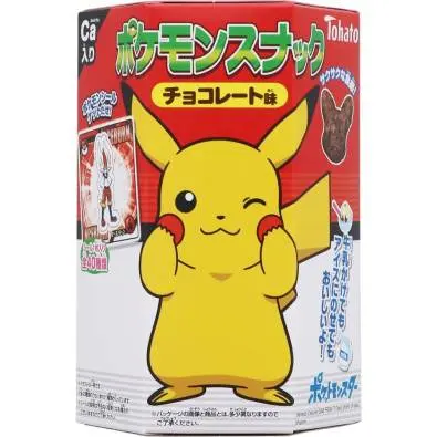 COMIDA JAPONESA ASIATICA GALLETAS DE POKEMON SABOR CHOCOLATE - 1