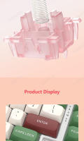 Interruptores Mecánicos Outemu Silent Peach V3 Lubed Silent Lemon V3 Para Teclado Lineal Tactile 5Pin Hot Swap PA66 Pre Lubed POM - details 9
