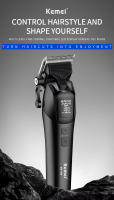 Cortadora De Pelo Profesional Kemei KM-1858 Con Cuchilla DLC Recargable Máquina De Corte Para Barbero Trimmer De Cabello Para Hombres Con Multiple Longitud De Corte Y Indicación De Carga - details 1