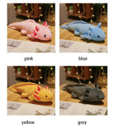 Juguete De Peluche Kawaii 45cm Nuevo Colorido Newt Axolotl Salamandra Falsa Pesca Almohada Larga Dulce Para Niños Regalo - details 1