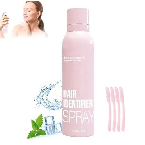 Spray identificador de cabello para afeitado facial, spray identificador de cabello para dermaplaning facial, juego de spray identificador de cabello hidratante y cuidado de la piel, spray identificador de cabello facial (1 unidad) - 1