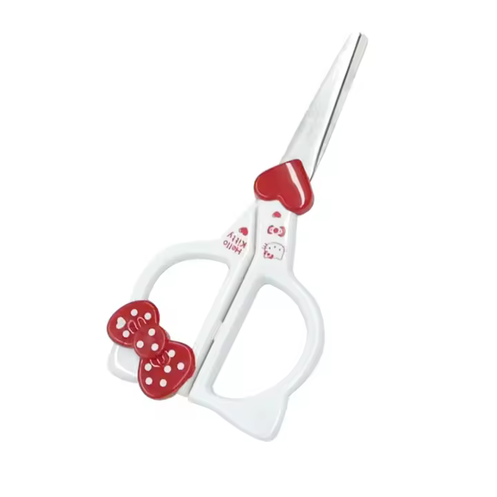 Tijeras De Arte Kawaii Hello Kitty Sanrio Para Niñas Escuela Oficina Suministros De Papelería Cuchillo Manual KT Gato Regalos Para Niñas - 1