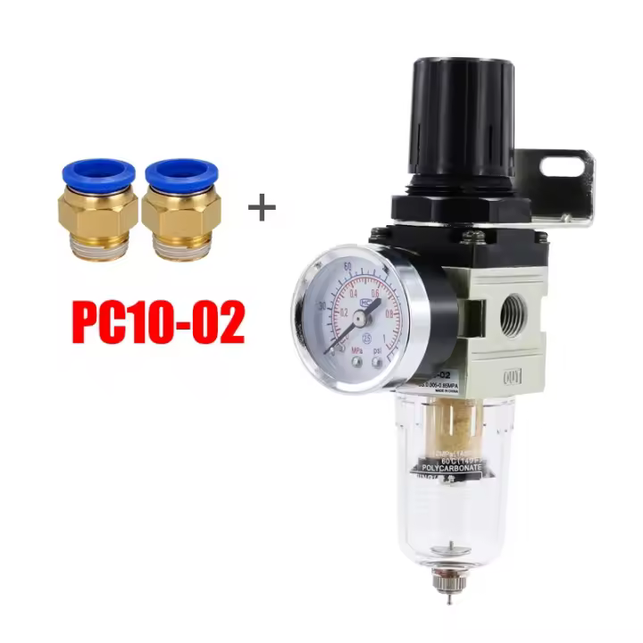 Válvula De Ajuste De Presión Del Filtro De Aire Pneumático AW2000-02 Separador De Aceite Y Agua Procesador De Fuente De Aire - 1