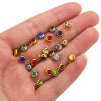 20pcs Encantos De Acero Inoxidable 6mm Para Joyería DIY Pulseras Collares Pendientes Encantos De Charms Findings Para Creación De Joyas - details 3