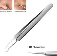 Tweezers Para Puntos Negros Extractor De Acné Herramienta Profesional De Acero Inoxidable Para Eliminar Espinillas Y Blemisiones De La Piel - details 4