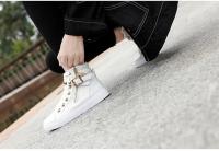 Zapatos De Correr Casuales Para Mujer En Lona Cómodos Y Moda Deportiva Botas De Promoción Compra Artículos De Zapatos Para Adultos Primavera/Otoño - details 7