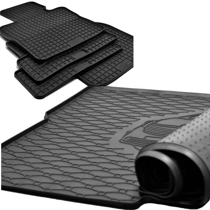 Alfombra protector maletero + alfombrillas de goma a medida conjunto para SKODA Kodiaq desde 2017- - 1