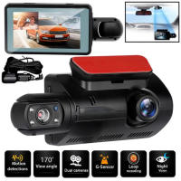 Cámara De Grabación Para Coche USB 2.0 DVR Dash Recorder HD 1080P Dual Camera Con G-Sensor Pantalla Táctil De 3 Pulgadas - details 6