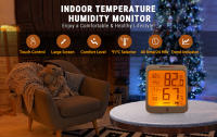 Termómetro Y Higrómetro Digital Thermopro TP53 Para Interior Estación Meteorológica Con Luz Trasera Táctil Para Hogar Y Habitación - details 0