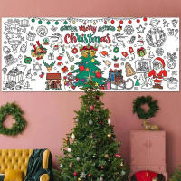 Mantel Grande De Colorear Para Navidad 30x72 Pulgadas Manualidades Cristinas Para Niños Regalo De Fiesta Decoración De Mesa De Comedor Estilo Moderno Impermeable - details 6