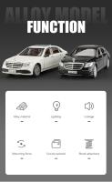 Coche De Colección BENZ E300 E-Class 1:24 Con Techo Estrellado Y Luz Modelo De Metal Sin Batería Para Niños Y Coleccionistas - details 1
