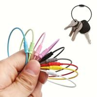 10pcs Etiquetas De Equipaje Y Llaveros De Acero Inoxidable Colorido Duraderos Y Fáciles De Instalar Para Viajes Y Uso Diario - details 0