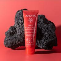 APIVITA BEE SUN SAFE CREMA SOLAR FACIAL ANTIEDAD Y ANTIMANCHAS SPF50 con Color - 50ml - details 0