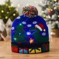 Gorro Navideño De Lana Con Luces LED Unisexo Gorro De Invierno Con LEDs Coloridos Para Año Nuevo Xmas Accesorio Electrónico Para La Navidad - details 4