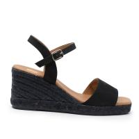 TINA KIZ 98NS-5NEGRO Alpargatas de mujer 34931 25V SANDALIA CUÑA YUTE SUEDE NEGRO - details 2