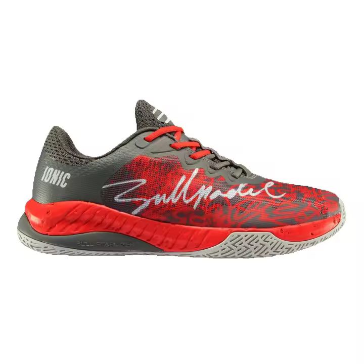 Zapatillas de pádel Bullpadel Ionic 24V Gris - Rojo para hombre - 1