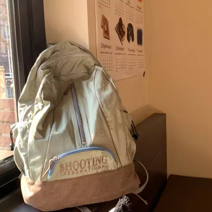 Mochila Y2k de estilo coreano para mujer, bolso escolar informal de nailon, bolsa de viaje para libros universitarios - 1