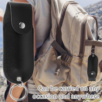 Funda De Cuero PU Para Spray De Pimienta Mini Portátil Soporte De Cuero Para Defensa Personal Con Llavero Holster De Spray De Pimienta - details 4