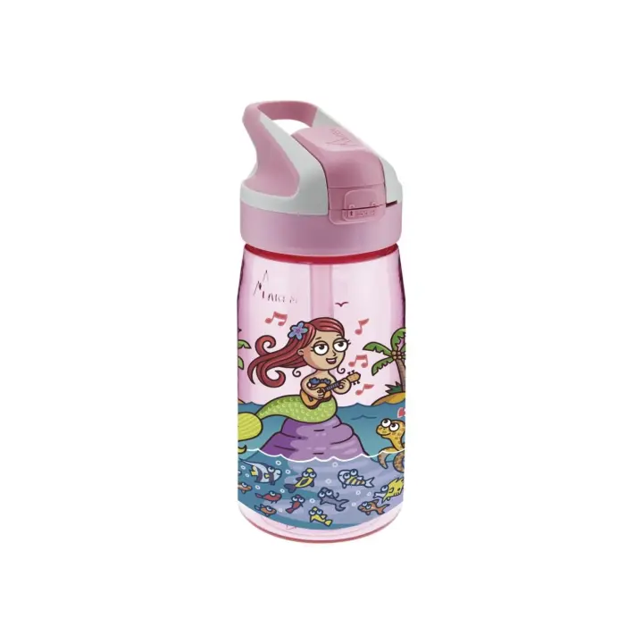 Botella SIRENITA UKELELE de Tritan 450 ml con Tapón Summit de Laken - 1