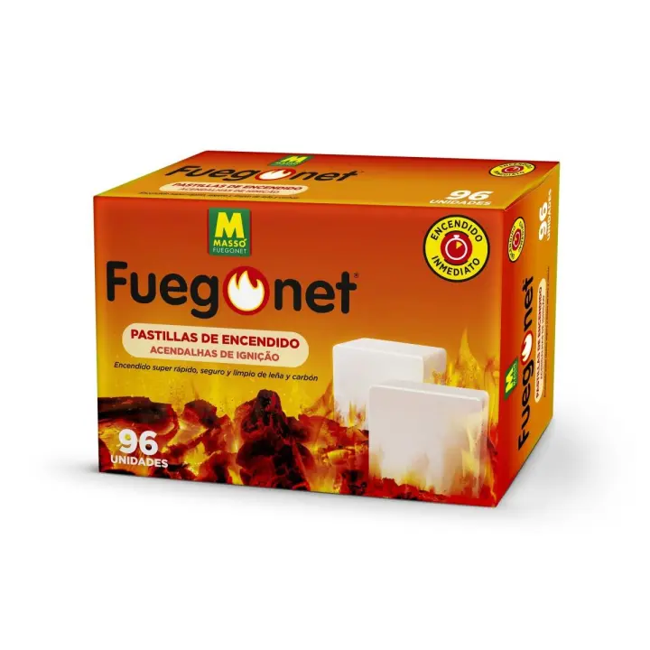 FUEGONET Pastillas de Encendido Inmediato Massó 96 uds - 1