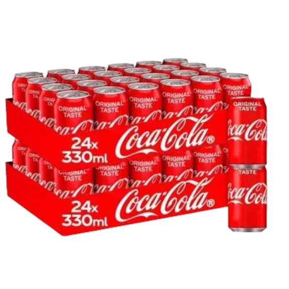 Cocacola normal ORIGINAL o cero caja de 48u 33cl  total 15.82l 2caja
