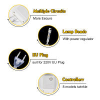 Guirnalda De Luces LED Impermeable Para Decoración De Navidad Y Bodas 10m 30m 50m 100m Luz Faeira Para Interior Y Exterior 220V EU - details 7