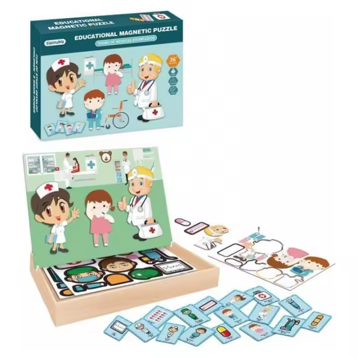 JUEGO MAGNETICO EDUCATIVO DE MEDICOS DE PANRITOS - 1