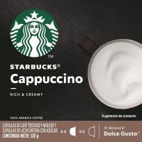 STARBUCKS Cappuccino de Nescafé Dolce Gusto, Cápsulas de Café 6 x 12 (72 Cápsulas) - QUMIR - details 2