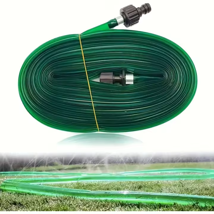 Riega De Jardín PVC Con Boquilla Ajustable Para Áreas De Juego De Salto De Toldo Y Jardines Flujo De Agua Para Enfrío De Césped Y Jardines - 1