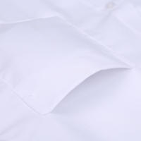 Camisa De Encaje 100% Algodón Para Hombre Con Manga Larga Estilo Formal Talla Grande Colores Blanco Azul Uso Diario Oficina Negocios - details 9
