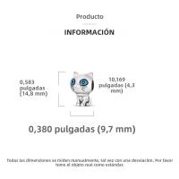 Encantadores Colgantes De Animales De Plata Para Mujer Joyería De Pulsera Y Collar Con Encantos De Pingüino Y Aguacate Pulsera De Bangle - details 50