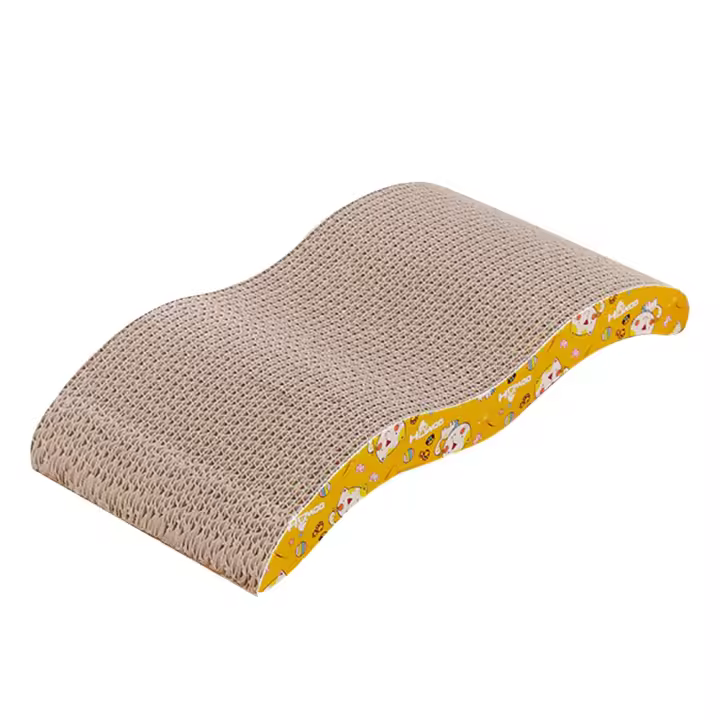Almohadilla de cartón para rascar gatos con diseño de texturas Premium, almohadilla duradera para rascar gatos - 1