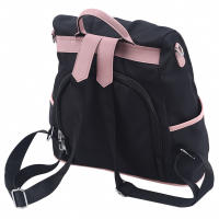 Mochila Oxford Casual 2024 Para Mujer Negra Impermeable De Nylon Para Estudiantes Adolescentes Niñas Bolsa De Viaje De Moda Con Manija Suave Sistema De Almacenamiento Arcuado - details 5