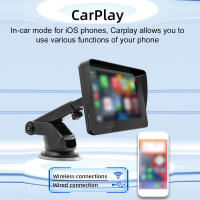 Reproductor MP5 De 7 Pulgadas Para Coche Con Llamada BT Hands-Free Radio FM Soporte Carplay Android Auto Enlace De Teléfono Y Ayuda Para Retroiluminado Dual USB - details 4
