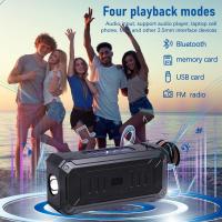 Linternas recargable Potente LED Interior Altavoz Solar Bluetooth Altavoz Bluetooth Portáthil Multifuncional Interior con Sonido Estéreo con Altavoz Inalámbrico - details 4