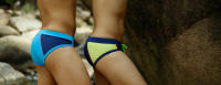 Bikini De Natación Para Hombres Con Relleno UXH Briefs De Baño Transpirables Y Respirables Para Surf Y Playa - details 2