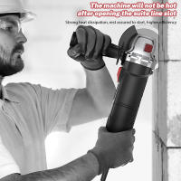 Amoladora Angular Eléctrica, 1100W, 11000RPM, 100mm, Herramienta eléctrica para esmerilar, cortar, pulir y cortar para PVC, madera, Máquina pulidora doméstica, máquina cortadora, 35 dics - details 4