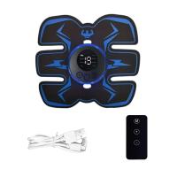 Masajeador Abdominal Eléctrico Recargable Con Control Remoto Y Pantalla LCD Wireless Alivio De La Fatiga Y Relajación Fitness Para La Cintura Material Compuesto - details 3