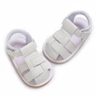 Zapatos Para Bebé Recién Nacidos 0-18M Primera Etapa De Caminar Verano PU Suave Caucho Antideslizante Sandalias Para Niños Y Niñas - details 5