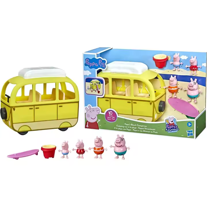 PEPPA PIG ADVENTURES A LA PLAYA CON PEPPA (Hasbro F3632) - 1