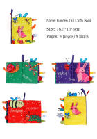 Libro De Tela Para Bebés 0-36M Juguete De Aprendizaje Temprano Interactivo Con Sonido Y Mosaico De Papel Libro De Rattle - details 1