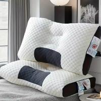 Almohada de masaje para el golpe de Algodón antitacteriano Tejida para dormir, almohada de soporte de Contour oropedico ergonómico ajustable, Básico de almohada de alta calidad, Funda extraible. - details 0
